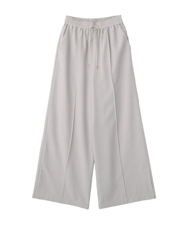 YECCA VECCA 【UVカット】サラサライージーワイドパンツ Light Gray