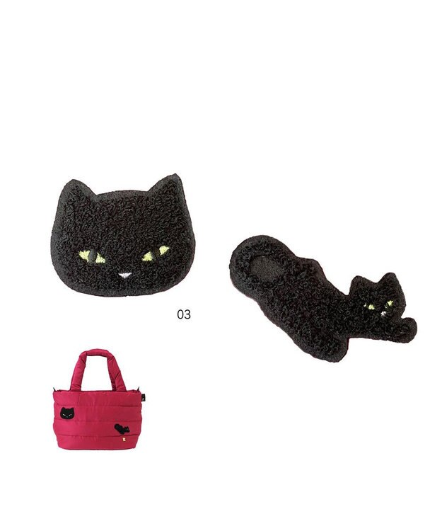 ROOTOTE 9065【ネコアップリケ付き】/ LT.フェザールーデリ.キャット-21 03：オールドローズ