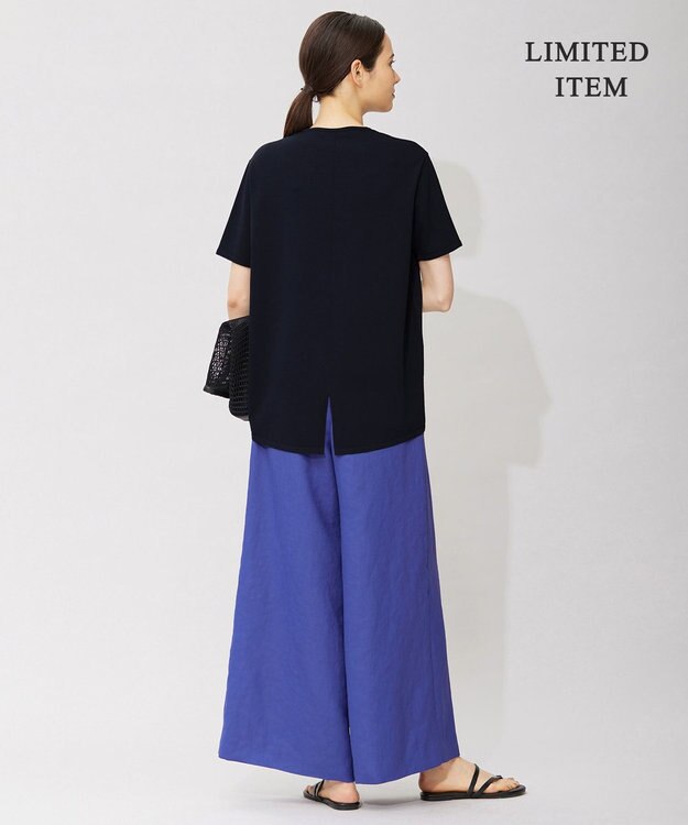 ICB 【WEB限定】 Slub タックパンツ ブルー系