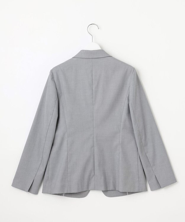 J.PRESS LADIES S 【セットアップ対応・洗える・撥水】コットンFITTY テーラード ジャケット グレー系