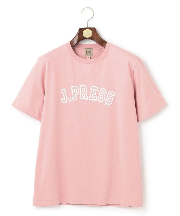 J.PRESS MEN J.PRESS アーチロゴＴシャツ ピンク系
