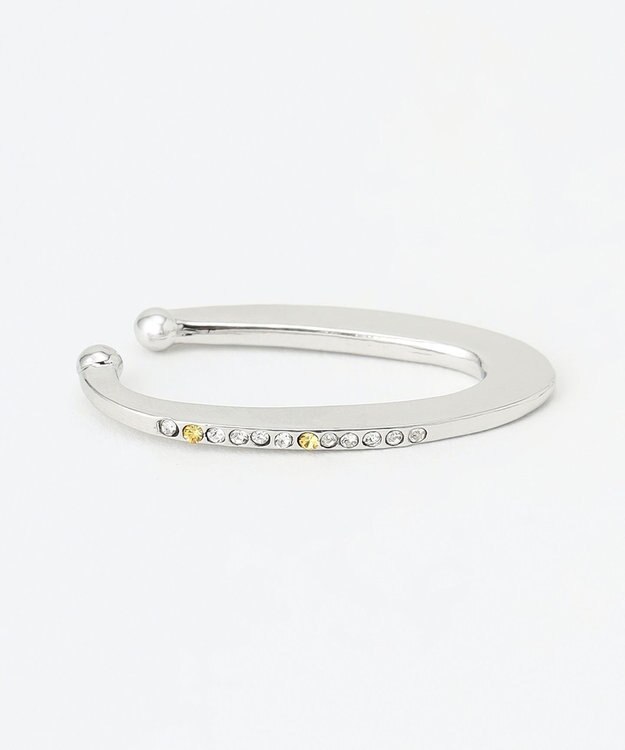 J.PRESS YORK STREET 【WOMEN】ビジューイヤーカフ シルバー系