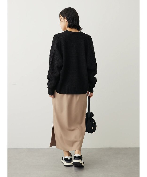 Green Parks ・ＥＬＥＮＣＡＲＥ　ＤＵＥ　サイドラインナロースカート Beige