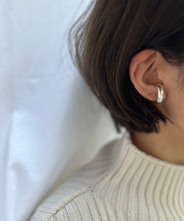 yoaa シルバー925 シンプル イヤーカフ シルバー925
