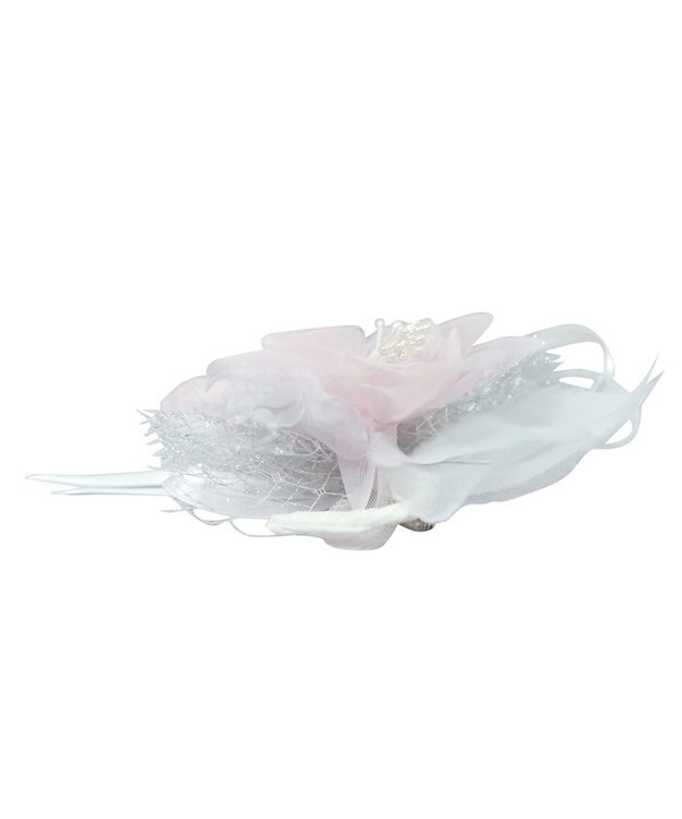 MIKI HOUSE HOT BISCUITS 【ミキハウス】 チュール付きコサージュ ピンク