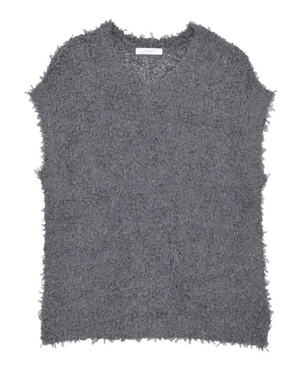 Green Parks ・ｓｗｉｎｇ　ｂｙ　チュールヤーンワイドプルオーバー Charcoal Gray