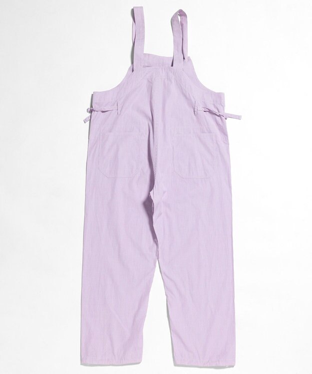 LENO  CANDY STRIPE SALOPETTES / ストライプサロペット PINK