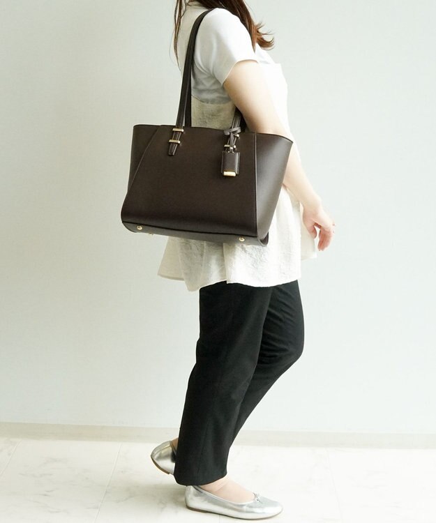 ACE BAGS & LUGGAGE Jewelna Rose バベット ロングハンドル トートバッグ 16187 ジュエルナローズ 【SALE】ダークブラウン