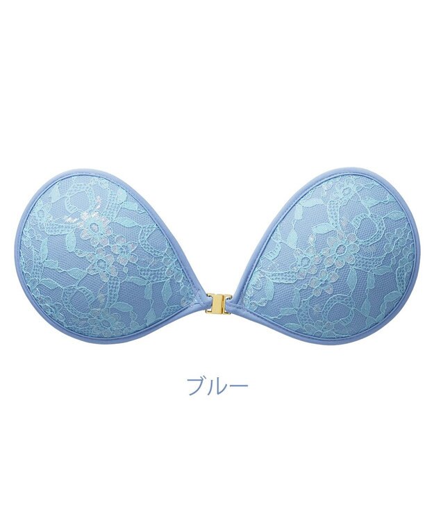 BRADELIS New York 【NuBra / ボリュームアップ】パテッドヌーブラ スピカ デザインヌーブラ ブルー