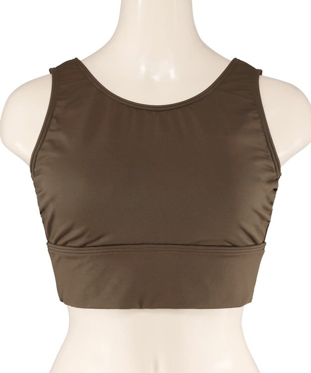 San-ai Resort（三愛水着楽園） 【インポートファブリック】　ブラトップ　上下別売り　M・L　【Reir（レイール）】 カーキ