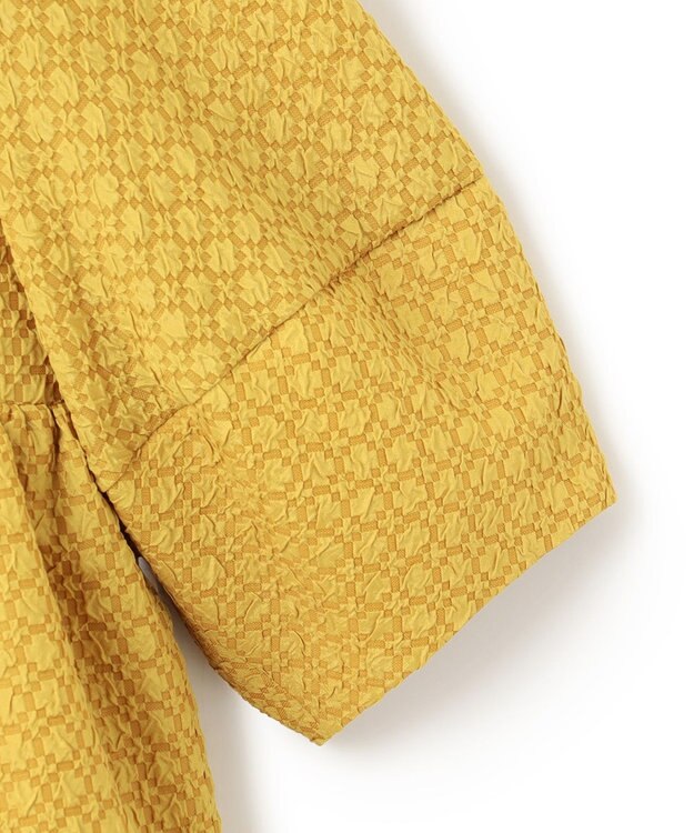 23区 S 【一部店舗限定/洗える】プレザンスジャカード ペプラム ブラウス イエロー系