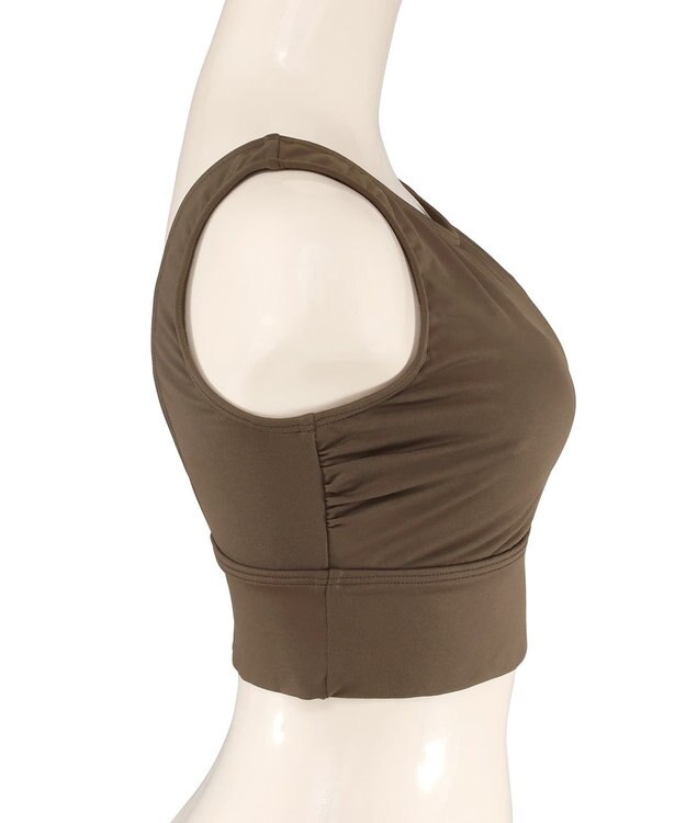 San-ai Resort（三愛水着楽園） 【インポートファブリック】　ブラトップ　上下別売り　M・L　【Reir（レイール）】 カーキ