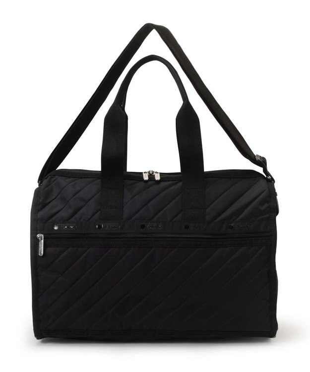 LeSportsac DELUXE MED WEEKENDER/ラインデボスブラック ラインデボスブラック