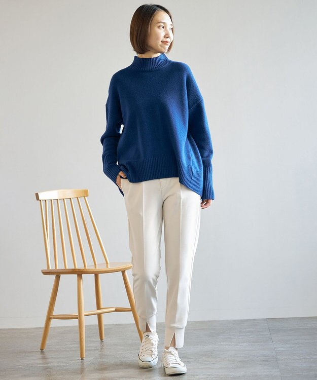 UNFILO L 【裏起毛】beauty warm 最愛 ジョグパン アイボリー