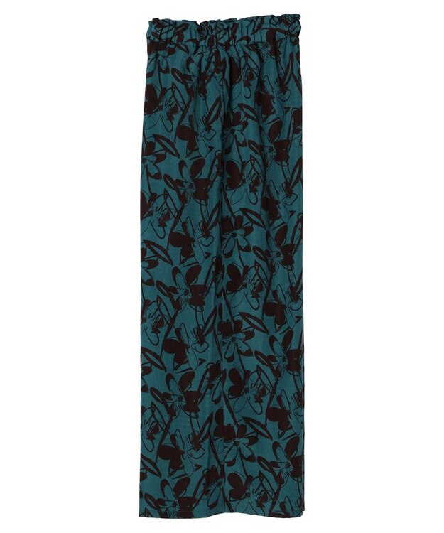 CRAFT STANDARD BOUTIQUE アートフラワーシャーリングパンツ Green