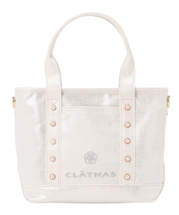CLATHAS フロー トートバッグ シルバー