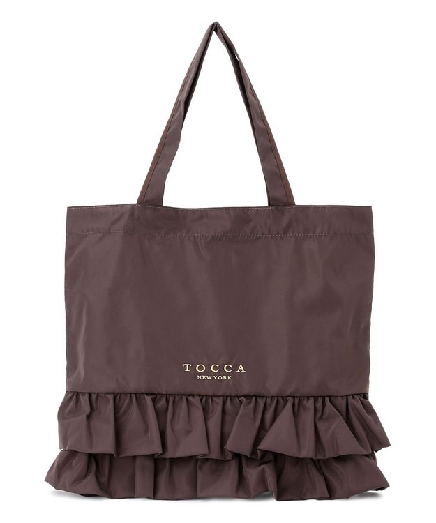 TOCCA SOGNO FUR CHARM TOTE トートバッグ【WEB＆一部店舗限定・A4サイズ対応】 ブラウン系
