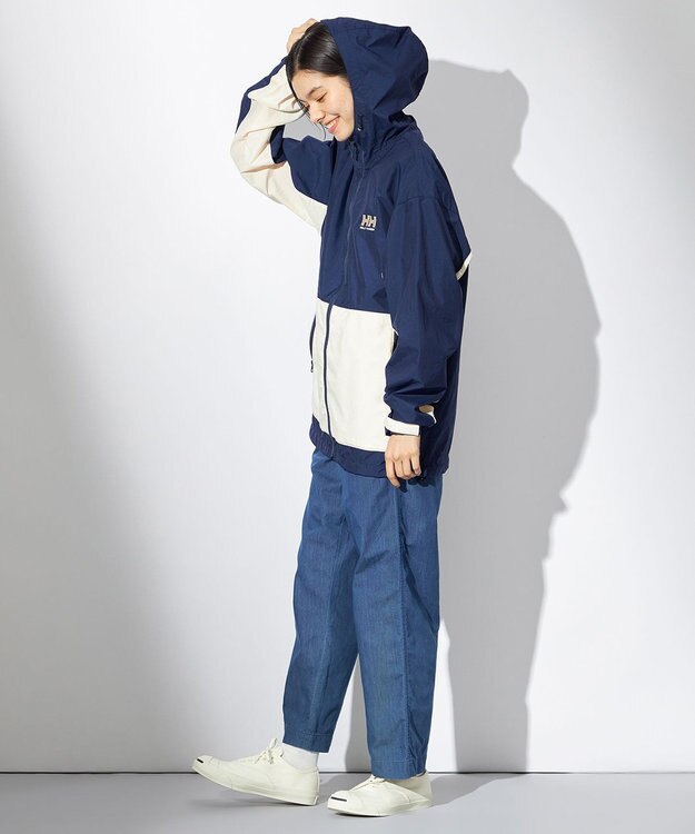 HELLY HANSEN ベルゲンジャケット オーシャンネイビー×アイボリー