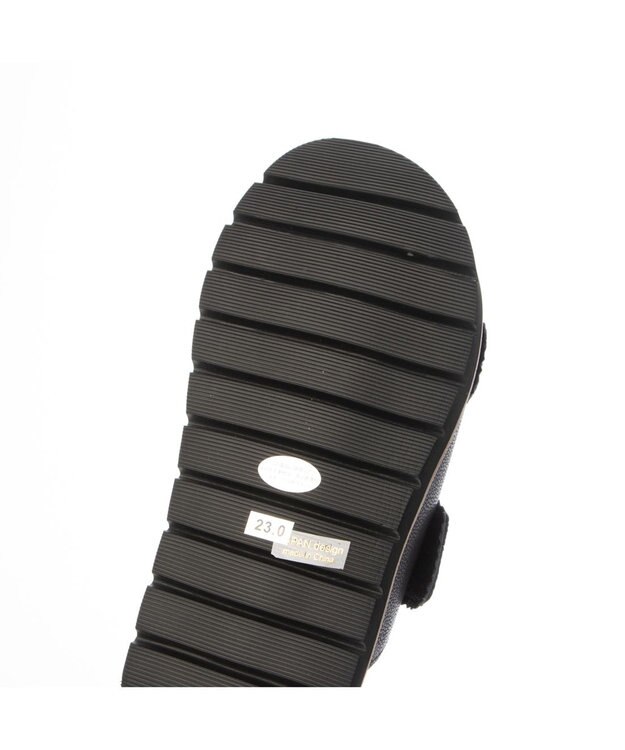 MODE ET JACOMO <D'ICI>ベルクロフラットサンダル ブラック