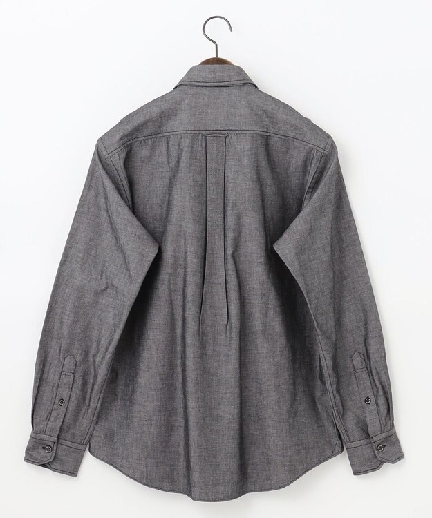 JOSEPH ABBOUD 【JOE COTTON使用】オーガニックコットンダンガリー シャツ ブラック系