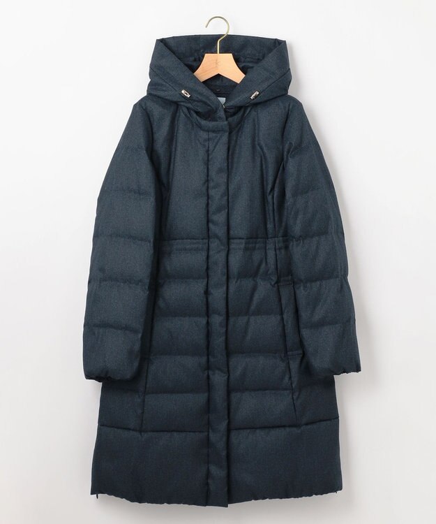 組曲 ライトタフタロングダウンコート 【WEB限定】ネイビーツイード系5