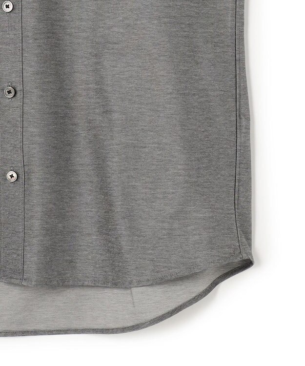 JOSEPH HOMME 新素材【ストレッチ】コンフォートクリアジャージー　長袖レギュラーカラーシャツ グレー系