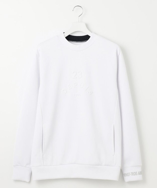 23区GOLF 【MEN】オックスダンボール  プルオーバー ホワイト系