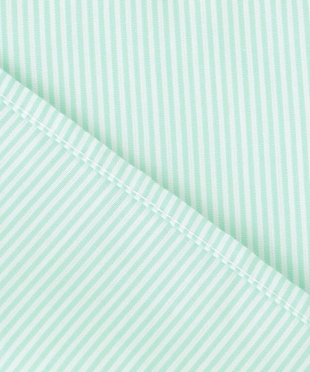 J.PRESS YORK STREET 【WOMEN】コットンタイプライター ショートシャツ グリーン系1