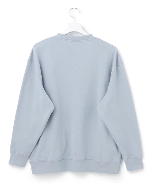 J.PRESS YORK STREET 【UNISEX】裏毛クルーネックトレーナー ブルー系