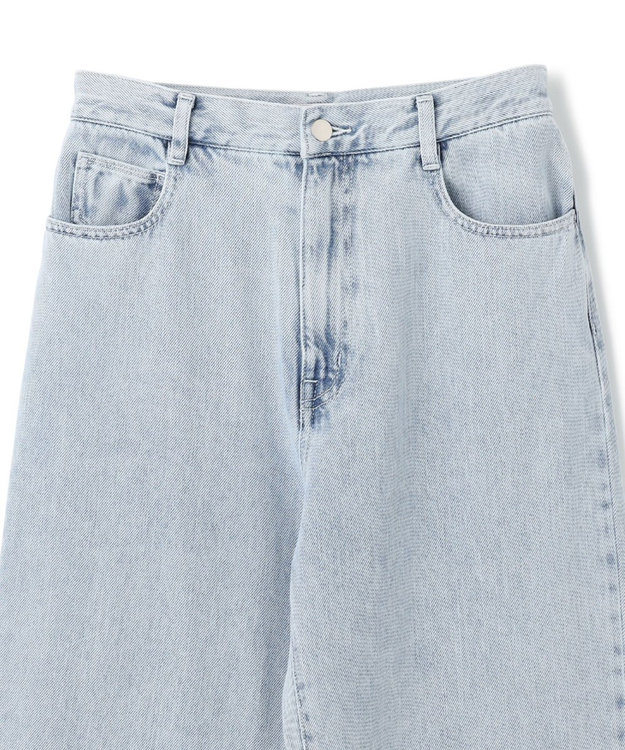 BEIGE， 【新色追加】MARCK / ワイドバギーパンツ L.Indigo