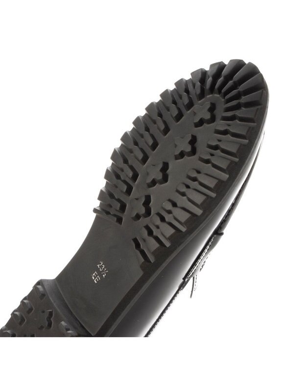 ing <ing>厚底デザインローファー ブラック