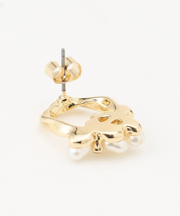 ANY 【WEB限定】ランダムパールピアス(両耳用) ライトゴールド