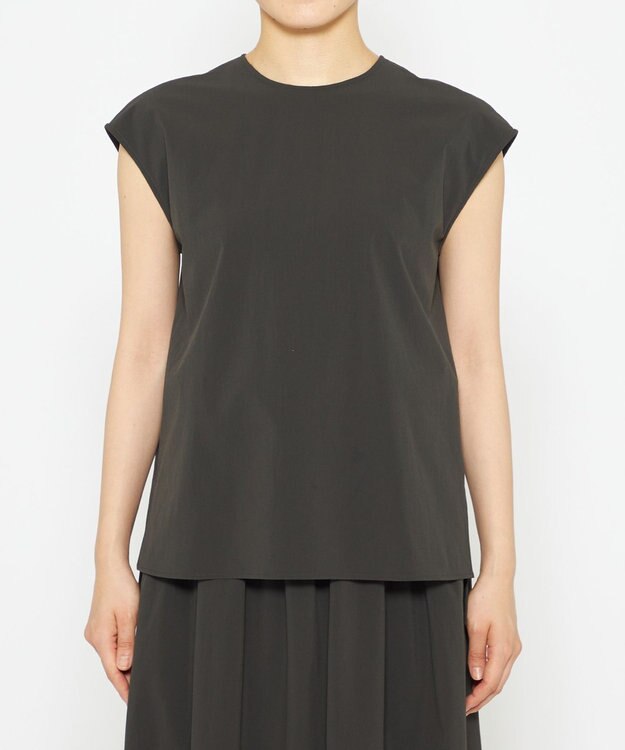 uncrave 【撥水・接触冷感・UVカット・洗濯機洗い可】マルチファンクションナイロン ブラウス（uncrave STANDARD） スレートA