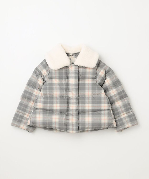 組曲 KIDS 【110-140㎝】 ショートダウン チェック系5