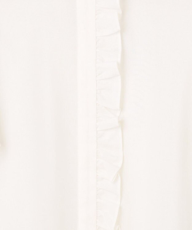 組曲 L 【先行予約】ニューリヨセルシャーティング フロントフリルブラウス オフ系