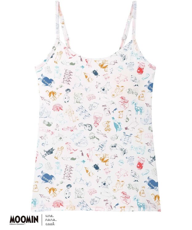 une nana cool 【ムーミン】 MOOMIN * une nana cool  カップ付きキャミソール GY