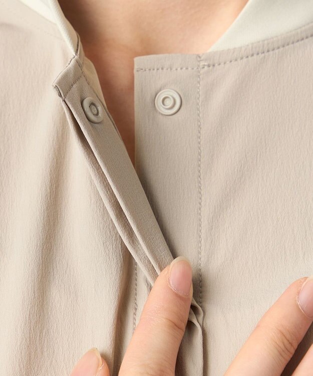 Chacott Chacott BALANCE UVケアタフタワンピース グレージュ