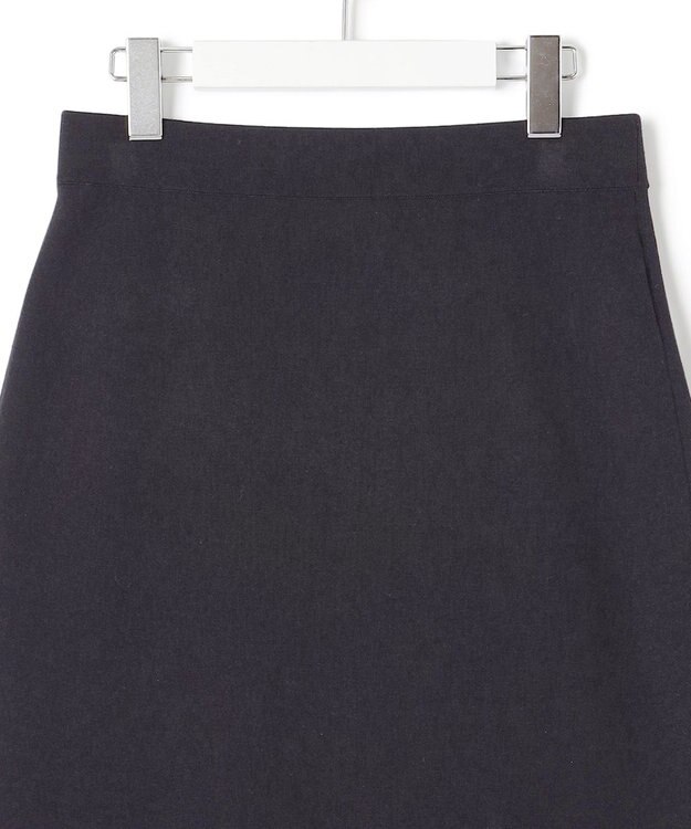 23区 【洗える】コンフォートストレッチ ニット タイト スカート ブラック系