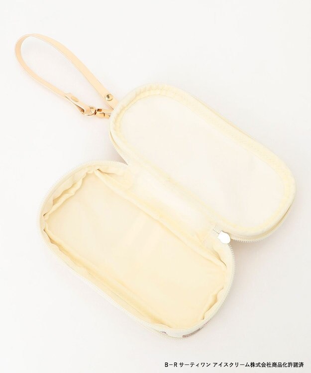 ANY 【any FAM×サーティワン アイスクリーム】クリアポーチ エクリュ