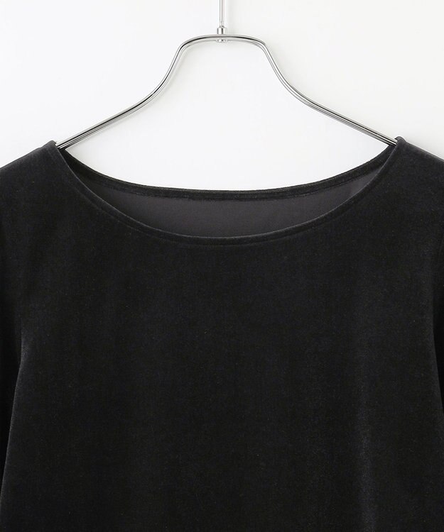 #Newans 【洗濯機可／ 前後着用可】 シアーベロアプルオーバー ブラック