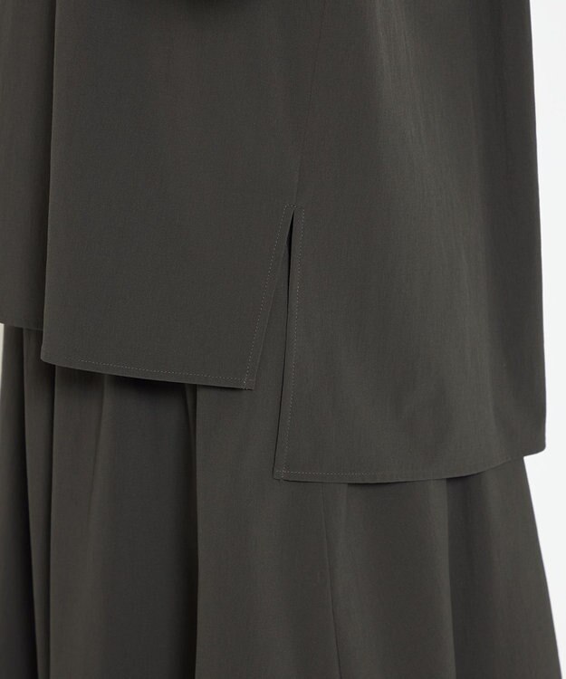 uncrave 【撥水・接触冷感・UVカット・洗濯機洗い可】マルチファンクションナイロン ブラウス（uncrave STANDARD） スレートA