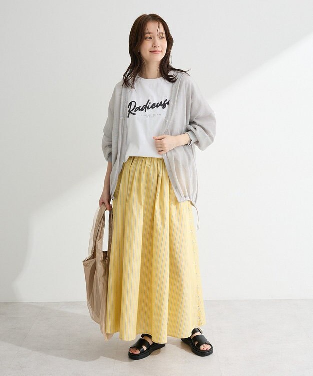 Green Parks リングドットニットパーカー Light Gray