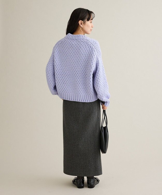 CRAFT STANDARD BOUTIQUE ローゲージカノコニットプルオーバー Light Purple