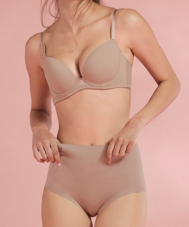 BRADELIS New York 【BRADELIS FIT】シームレスショーツ ブラデリス 響かない 食い込みにくいショーツ モカベージュ