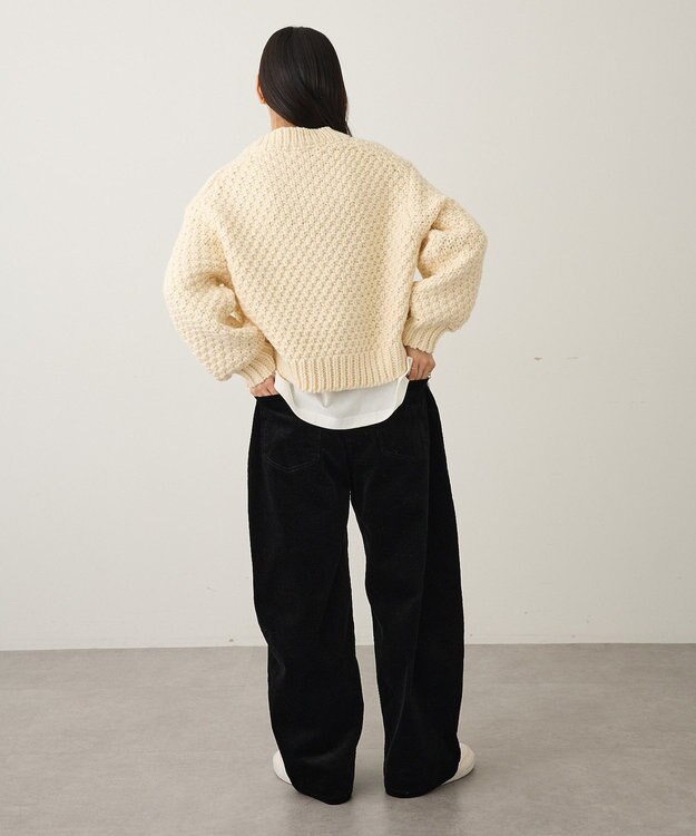 CRAFT STANDARD BOUTIQUE ローゲージカノコニットプルオーバー Light Purple