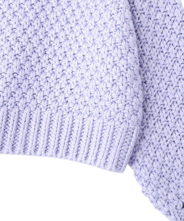 CRAFT STANDARD BOUTIQUE ローゲージカノコニットプルオーバー Light Purple