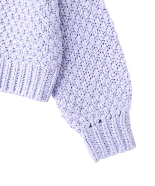 CRAFT STANDARD BOUTIQUE ローゲージカノコニットプルオーバー Light Purple