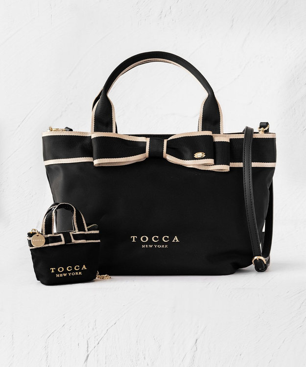 【撥水】BICOLOR RIBBON TOTE トートバッグ / TOCCA | ファッション通販 【公式通販】オンワード・クローゼット