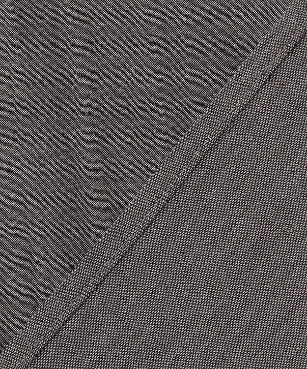 J.PRESS LADIES 【洗える・速乾・接触冷感】リライムライトローン フリル ブラウス グレーシャンブレー系