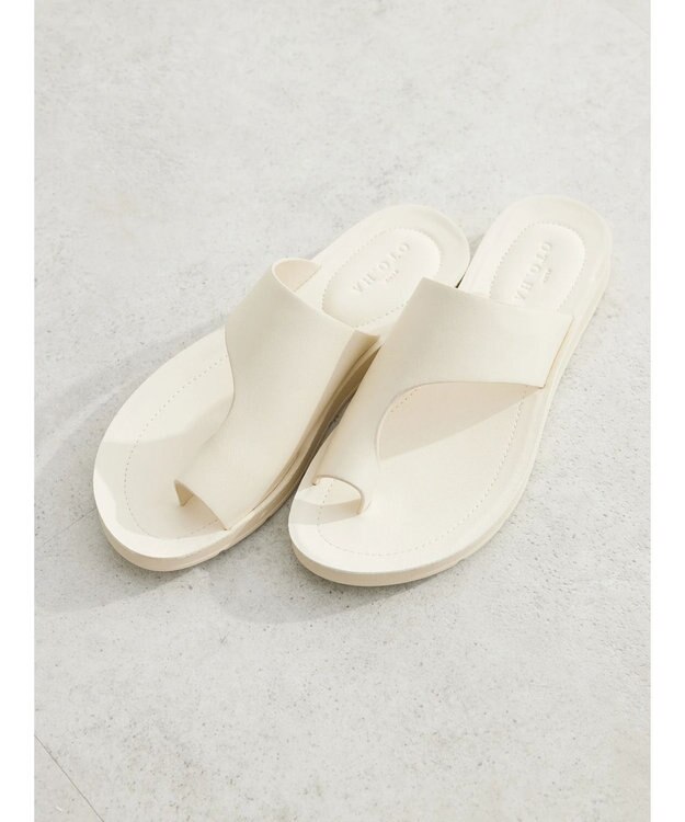 Green Parks ＯＴＯ．ＨＡ．　トングサンンダル Ivory